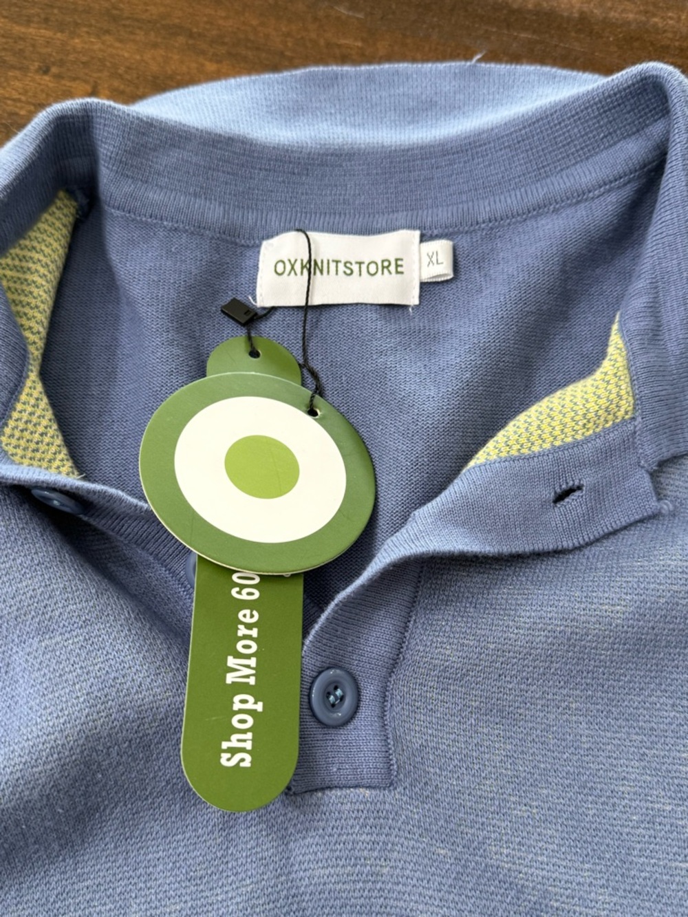 OXKNIT floral knit polo shirt - Picture 3 of 6